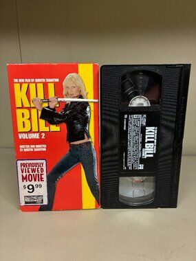 Kill Bill Volume 2 VHS Tape (2004) Quentin Tarantino Uma Thurman